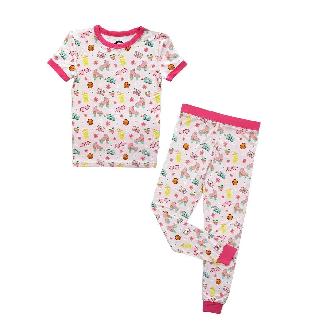 Let The Good Times Roll Kids Bamboo Pajama Set