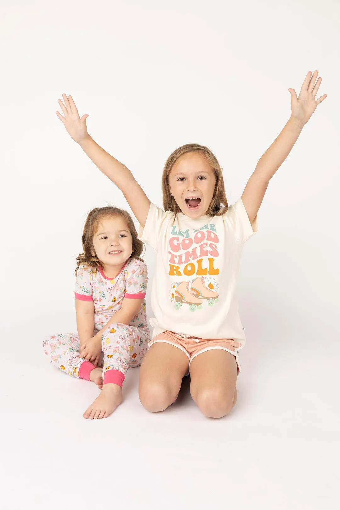 Let The Good Times Roll Kids Bamboo Pajama Set