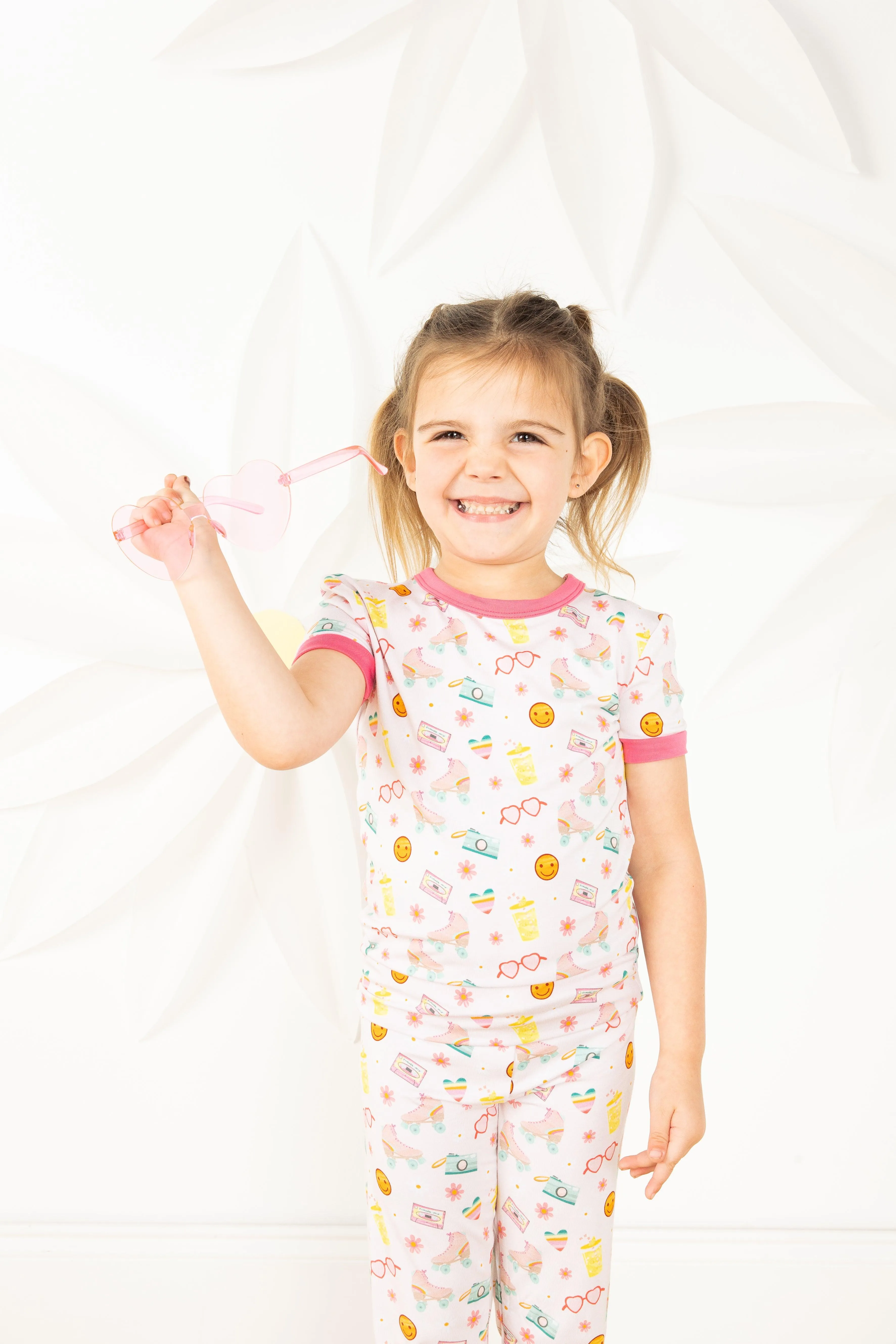 Let The Good Times Roll Kids Bamboo Pajama Set