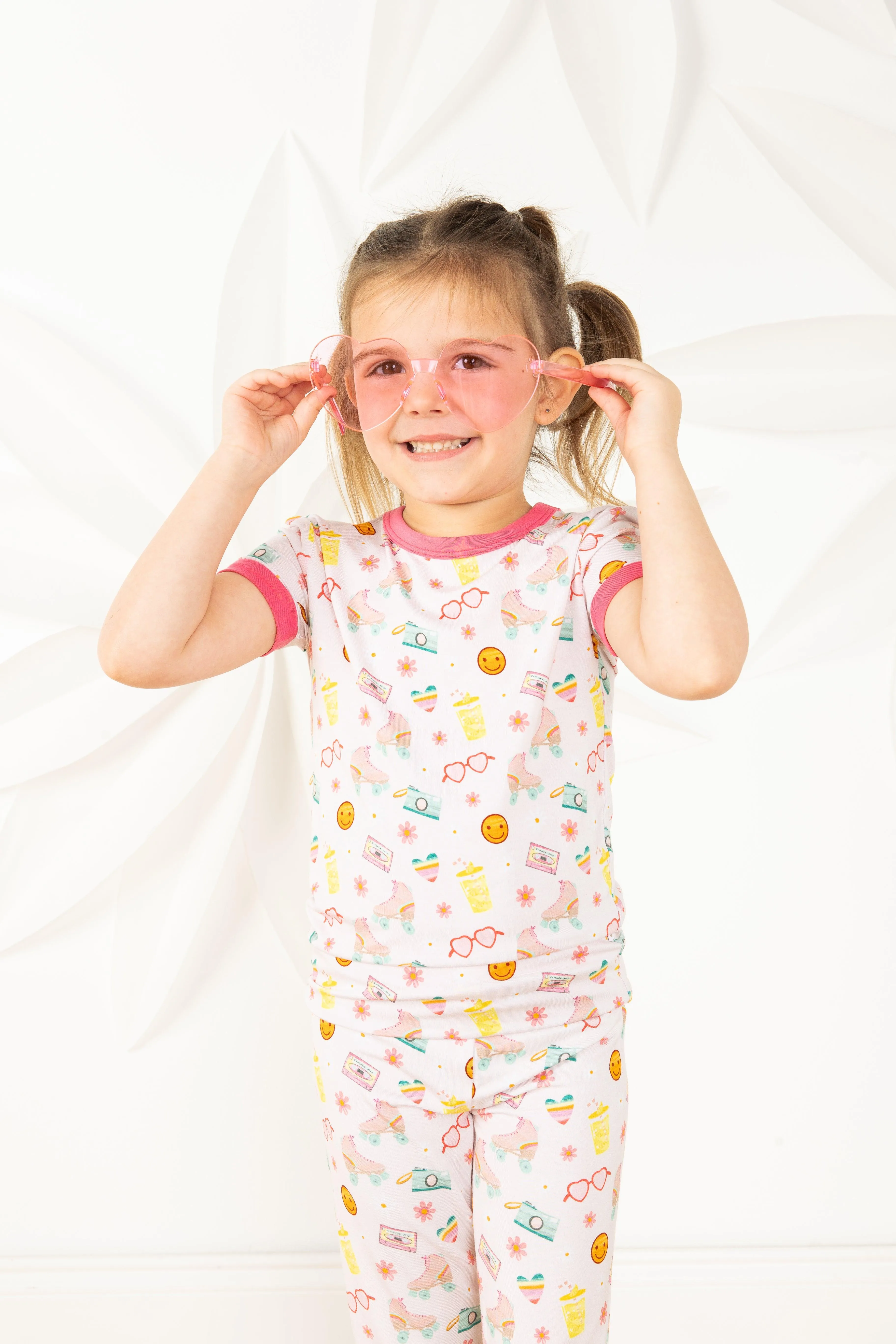 Let The Good Times Roll Kids Bamboo Pajama Set