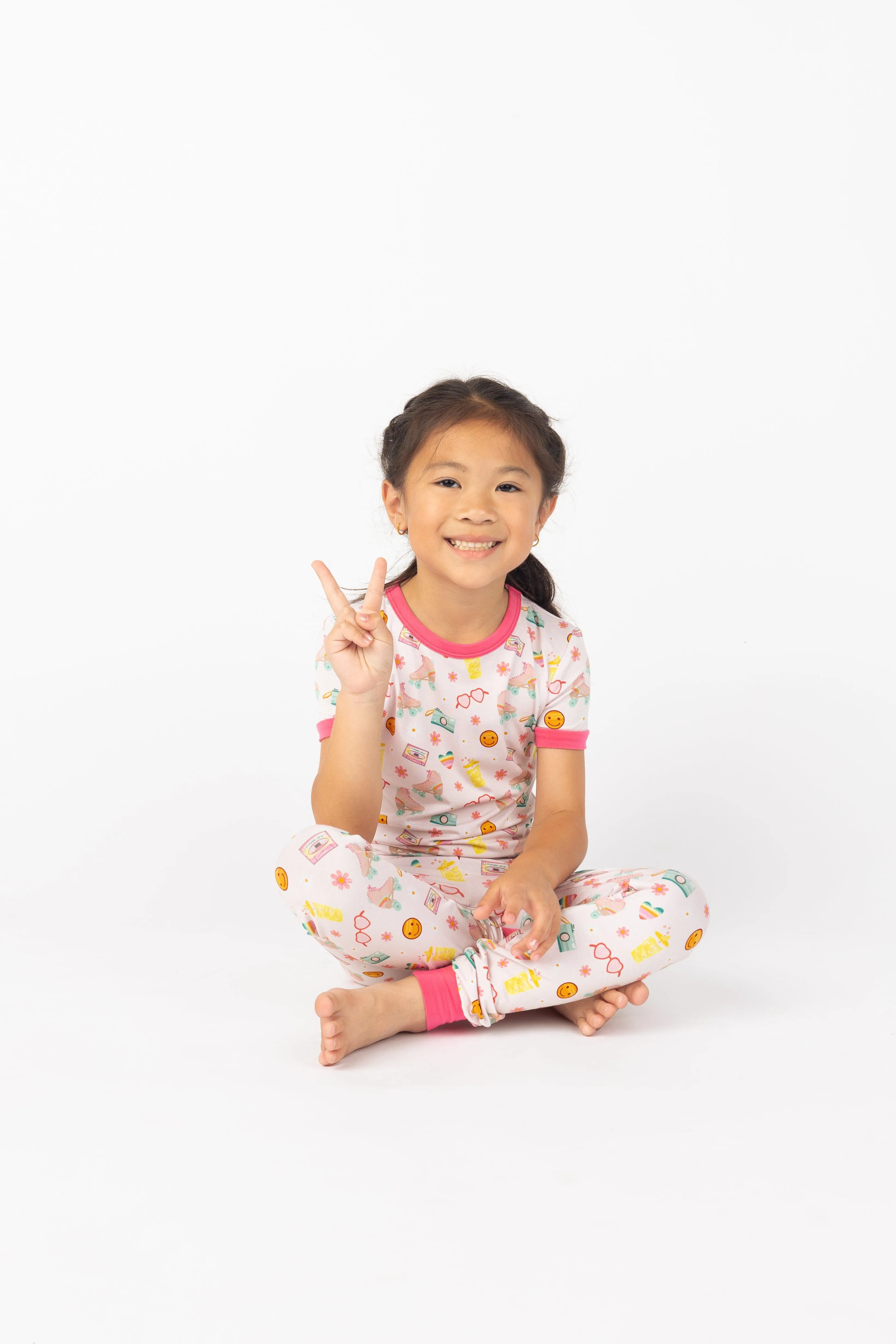 Let The Good Times Roll Kids Bamboo Pajama Set