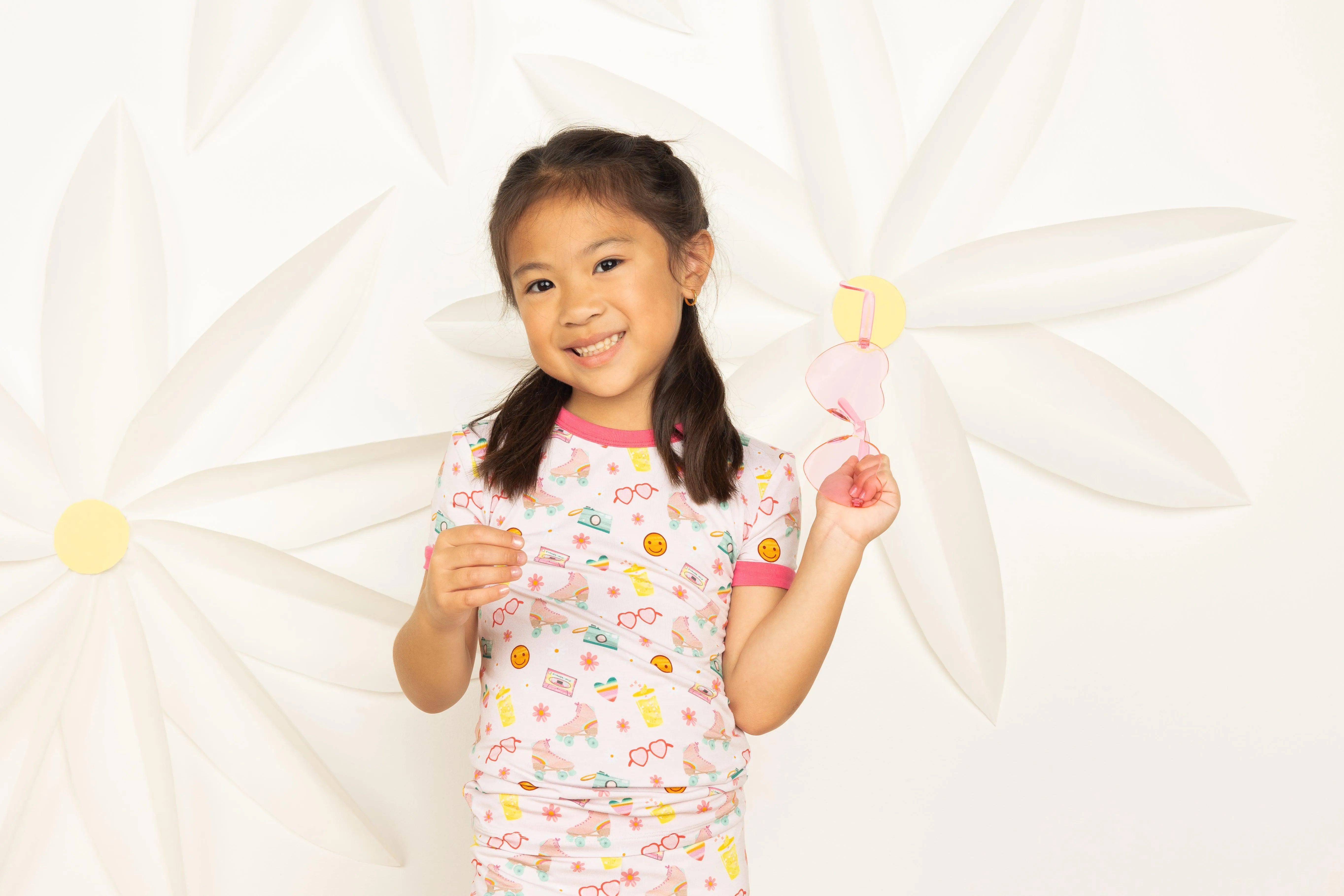 Let The Good Times Roll Kids Bamboo Pajama Set