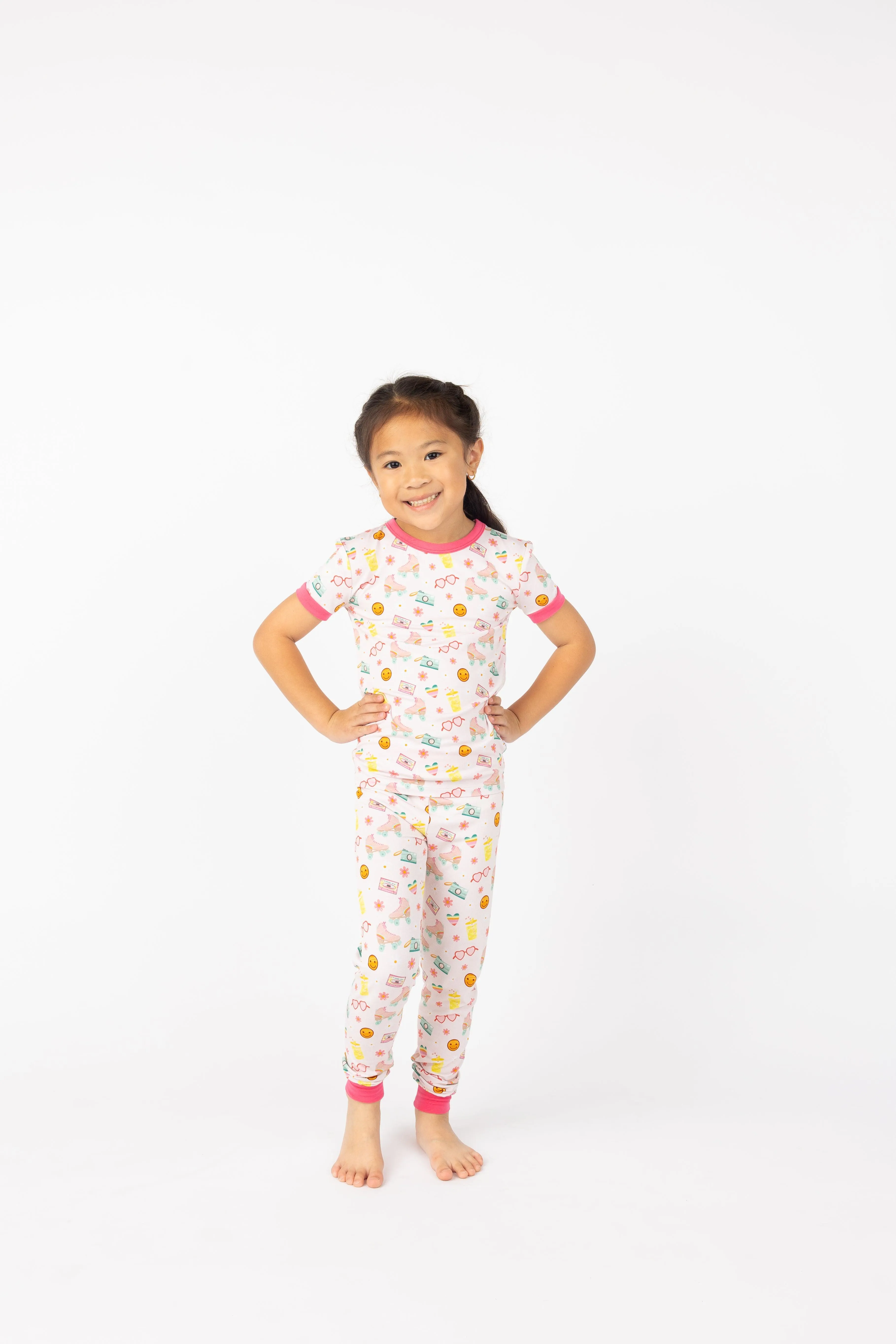 Let The Good Times Roll Kids Bamboo Pajama Set