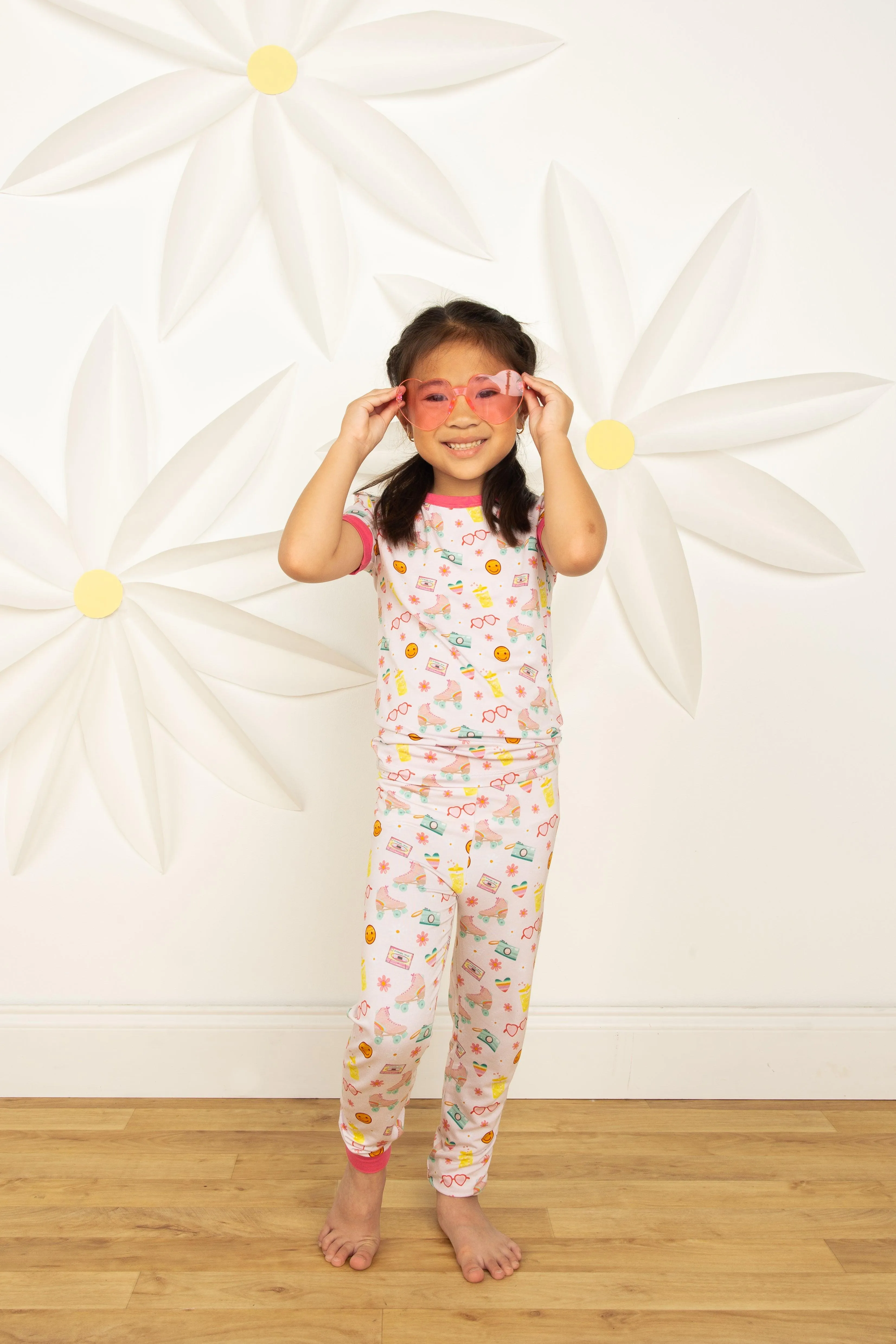 Let The Good Times Roll Kids Bamboo Pajama Set