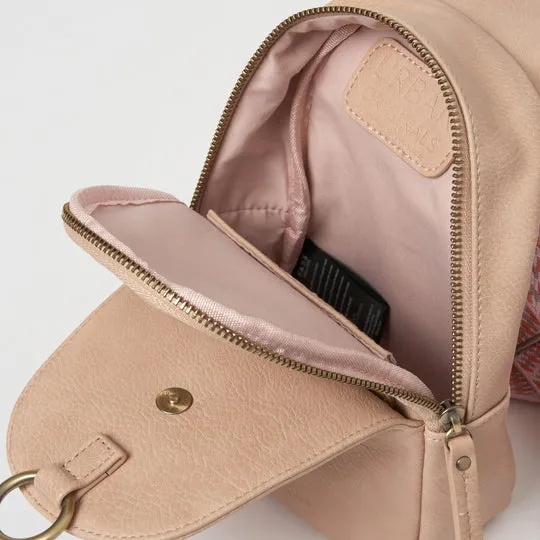 Liberty Sling Bag in Taupe/Pink from Urban Originals