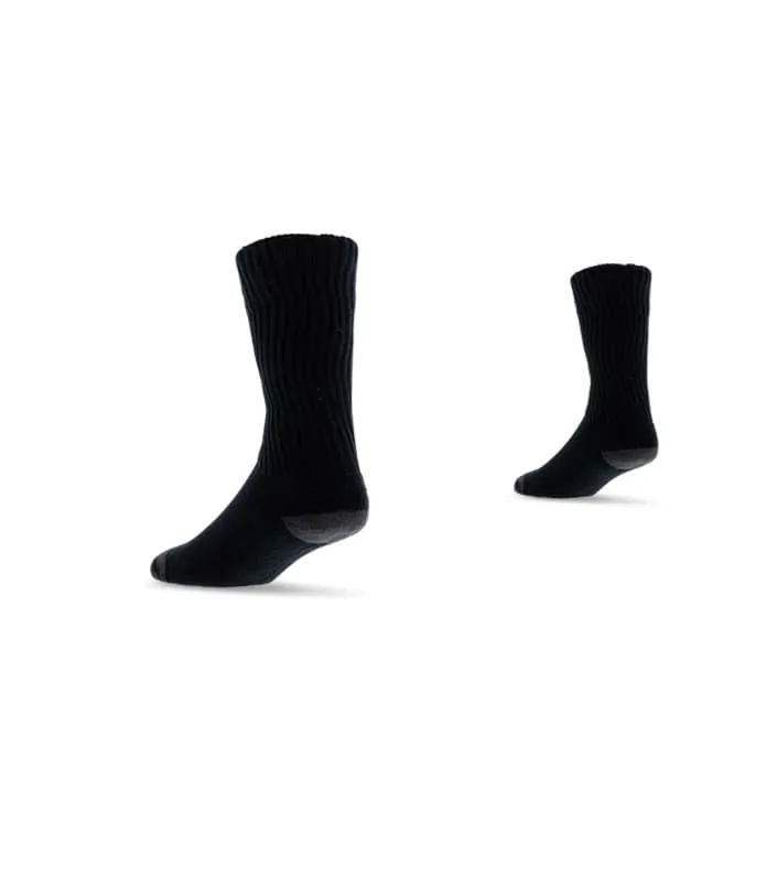 lightfeet diabetic crew socks - 1 pair