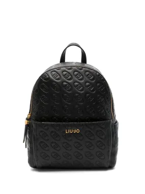 LIU JO logo backpack - Black