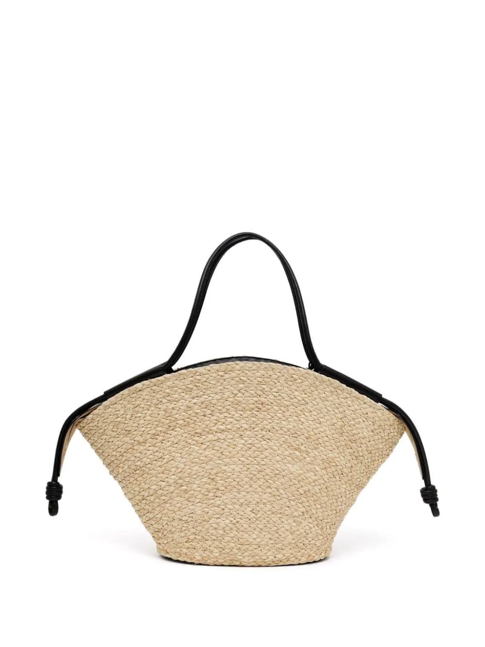 LOEWE Large Paseo Raffia and Leather Tote