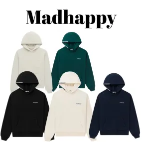 Madhappy  |Rib Street Style Long Sleeves Plain Cotton Oversized Co-ord