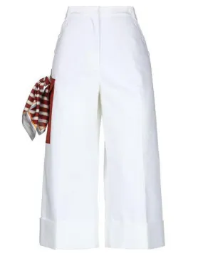 Marco De Vincenzo Women Denim capris White 6 UK