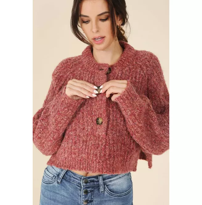 Melange Multicolor Sweater Top