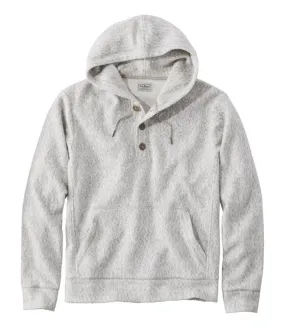 Men's Heritage Marled Fleece Henley Hoodie