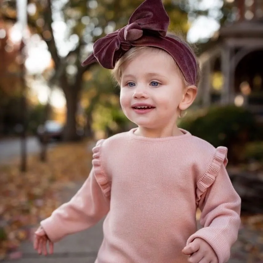 Merino Wool Sweater - Rose Pink