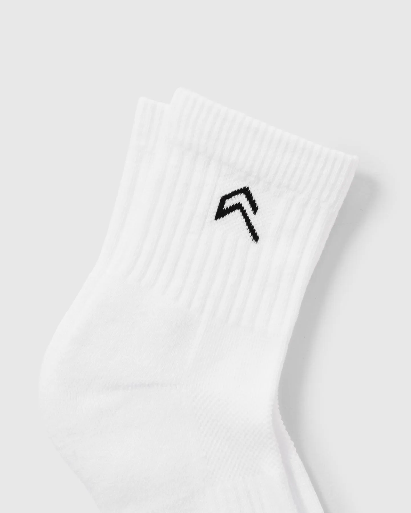 Mid Crew Socks 3 Pack | White