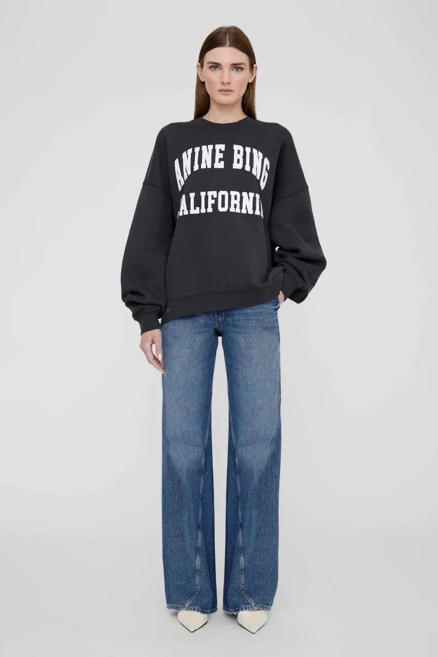 MILES SWEATSHIRT ANINE BING - VINTAGE BLACK