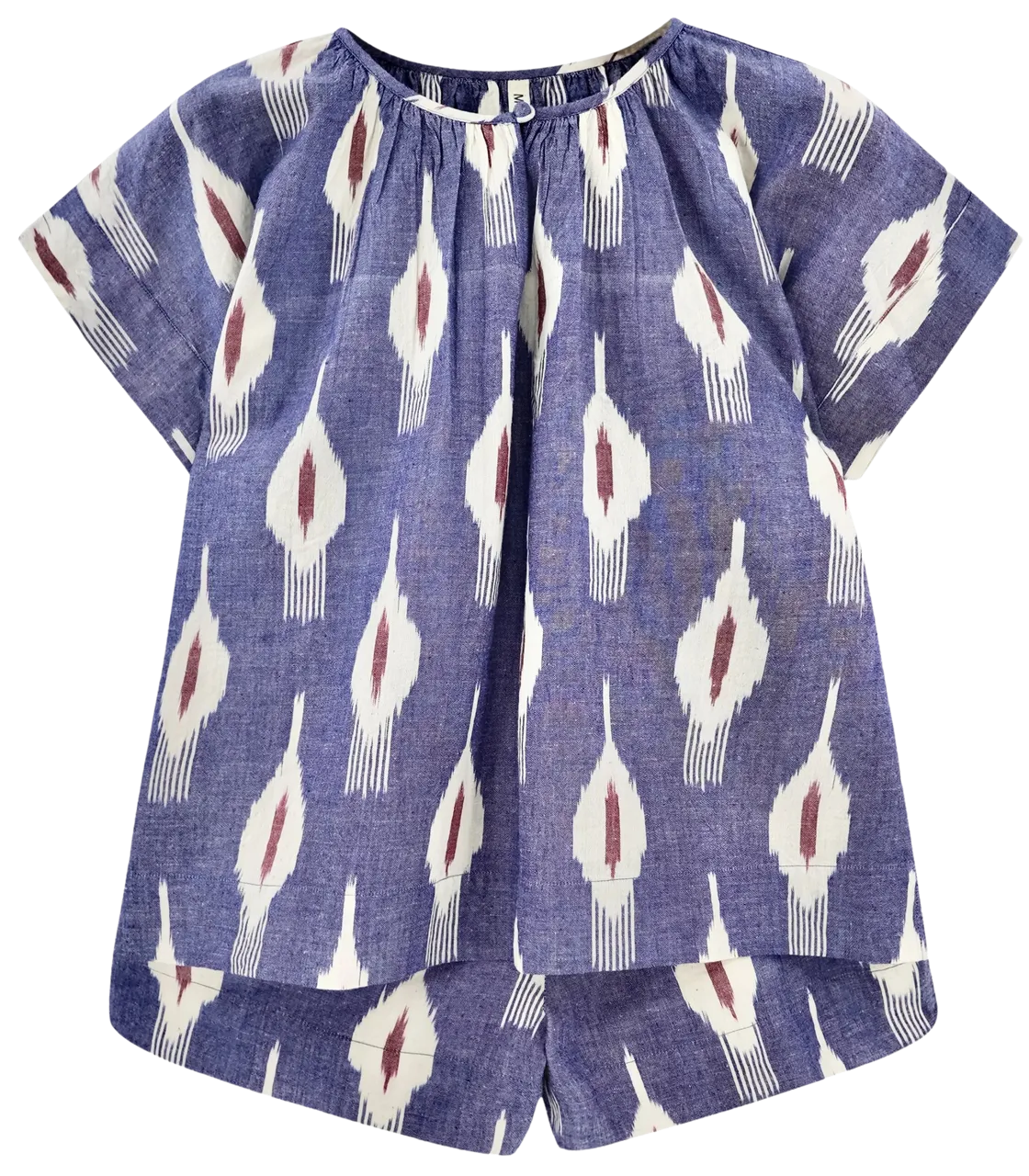 Mirth Pajama Short Set, Nautical Ikat