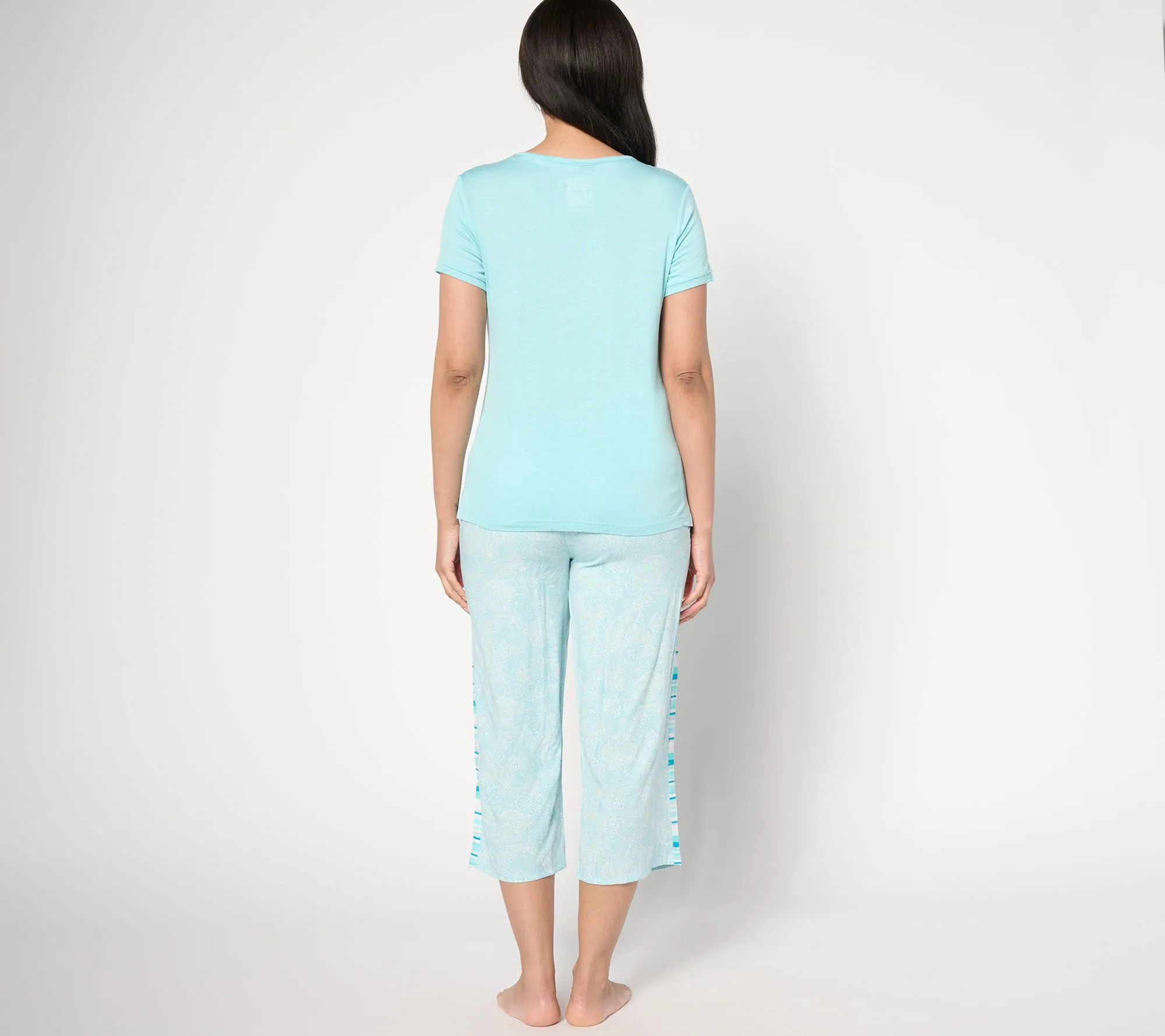 MUK LUKS Petal Knit Coastal Life Pajama Set