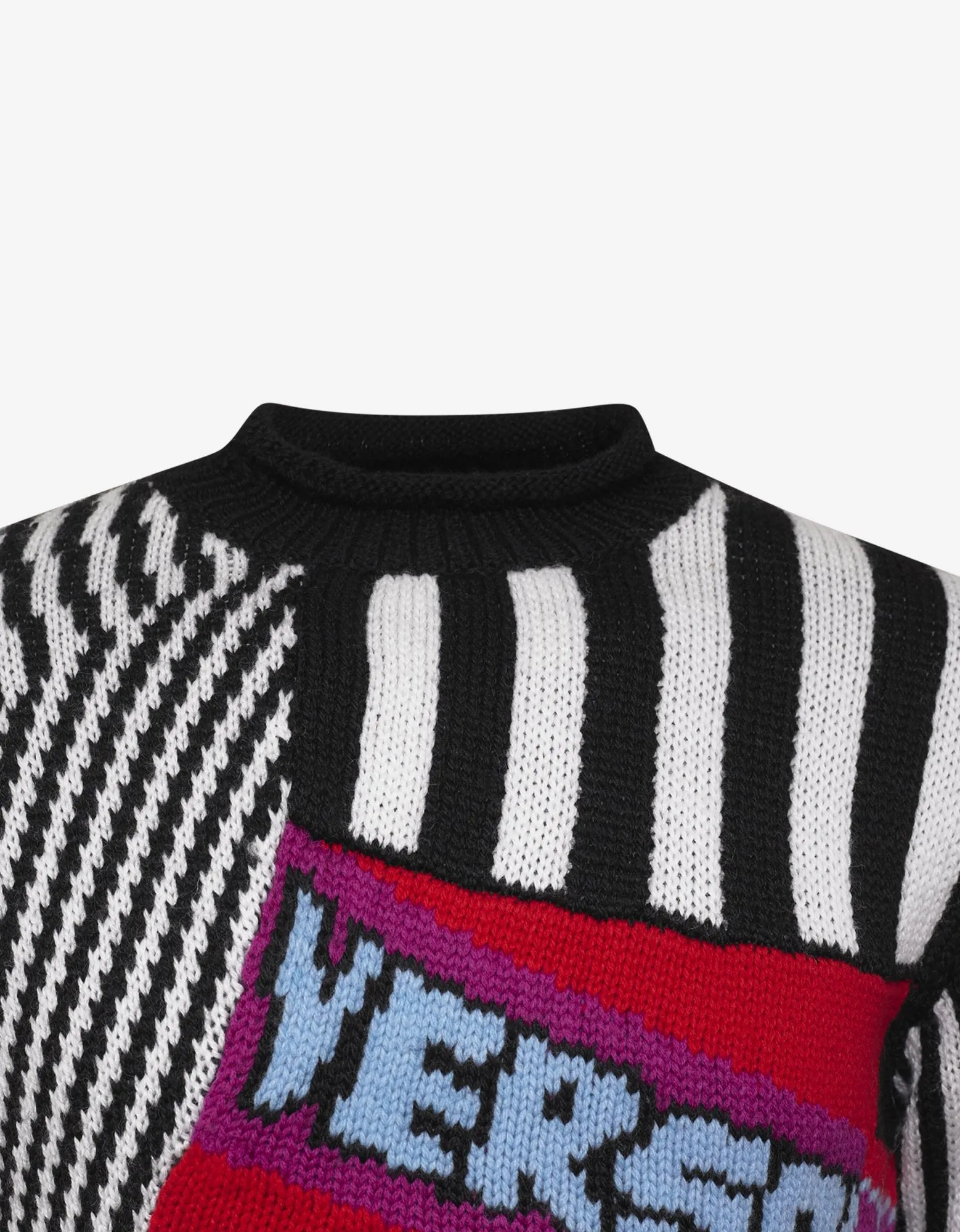 Multi-Graphic Wool Sweater