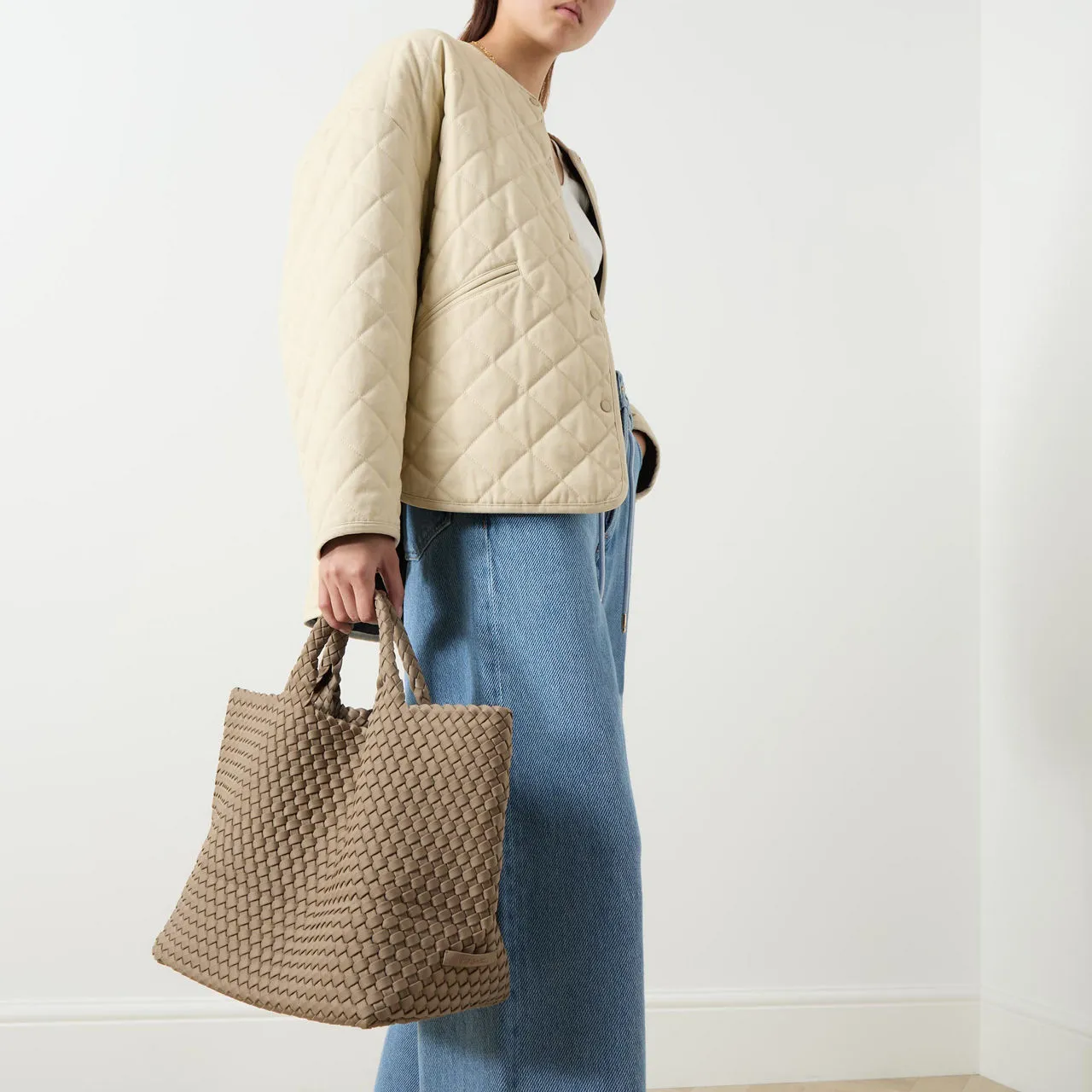 NAGHEDI St. Barths Medium Tote Bag - Cashmere