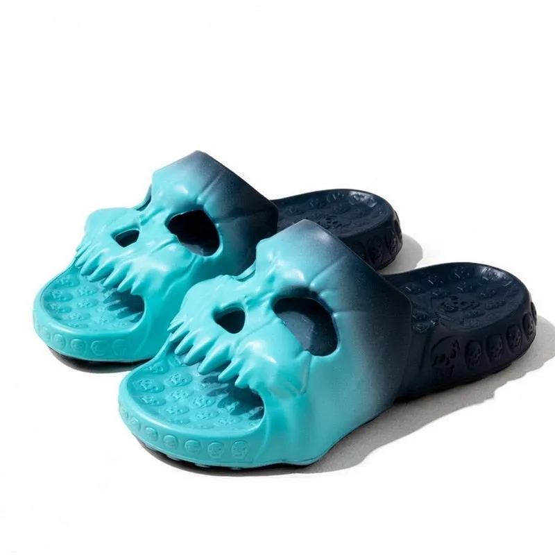 New Badass Gradient Skull Slides