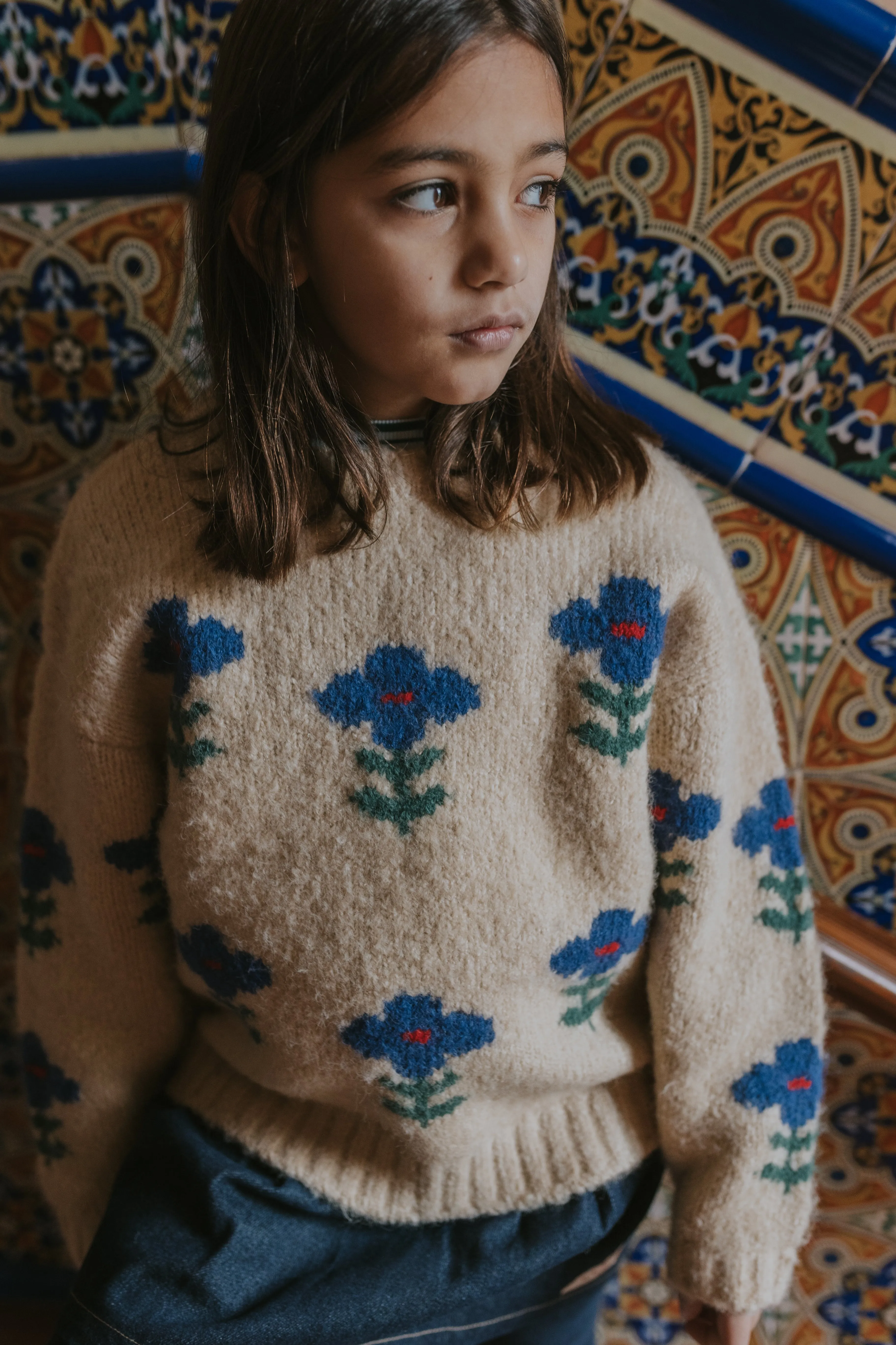 NIKOLA FLOWER SWEATER