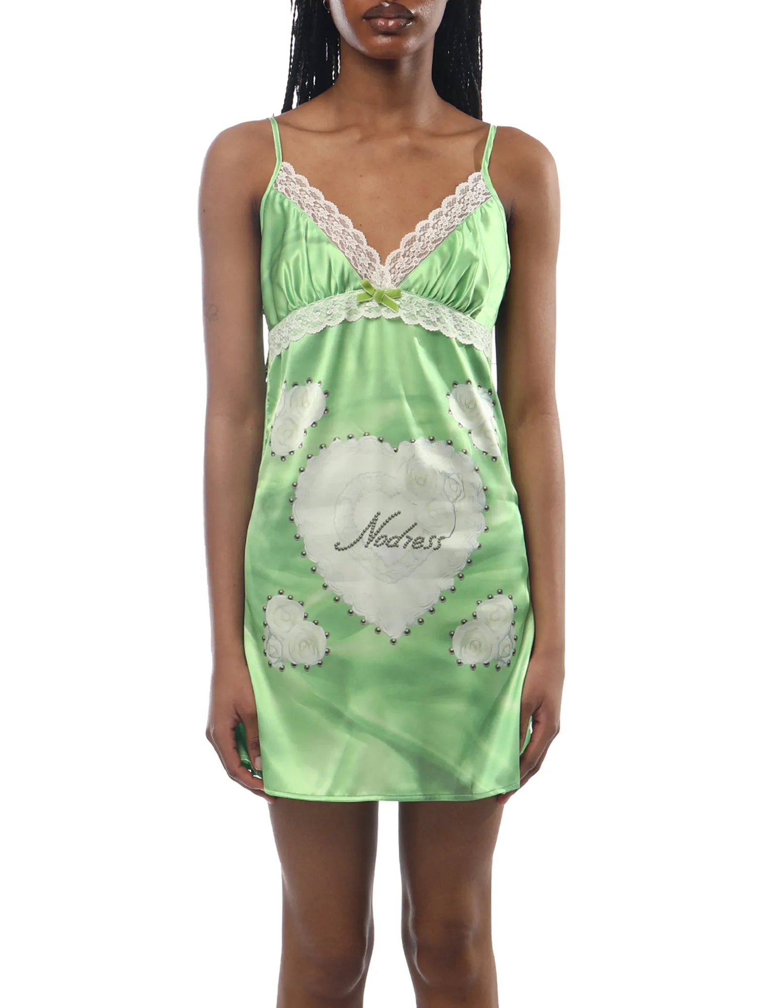 Nodress Green Birthday Cake Slip Dress