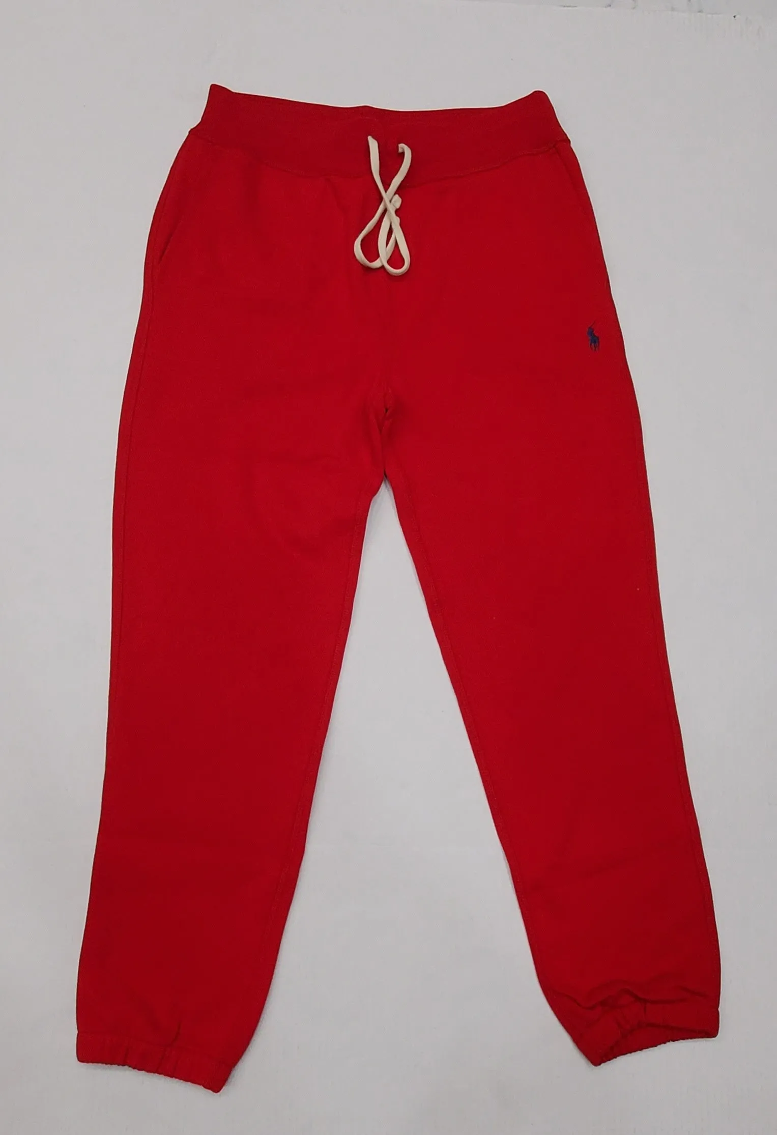 Nwt Polo Ralph Lauren Red Small Pony Fleece Joggers