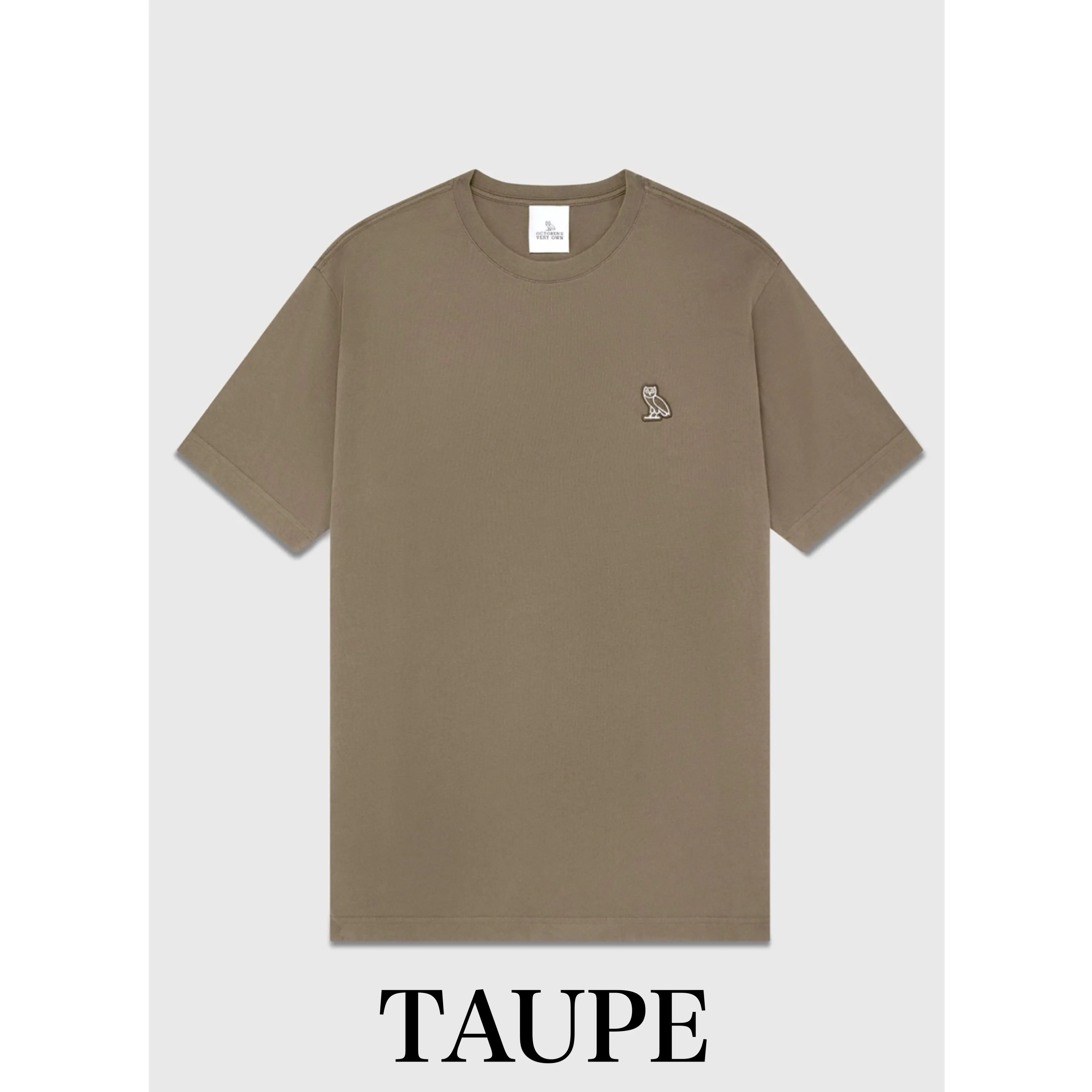 OCTOBERS VERY OWN  |Street Style U-Neck Plain Cotton Short Sleeves Logo