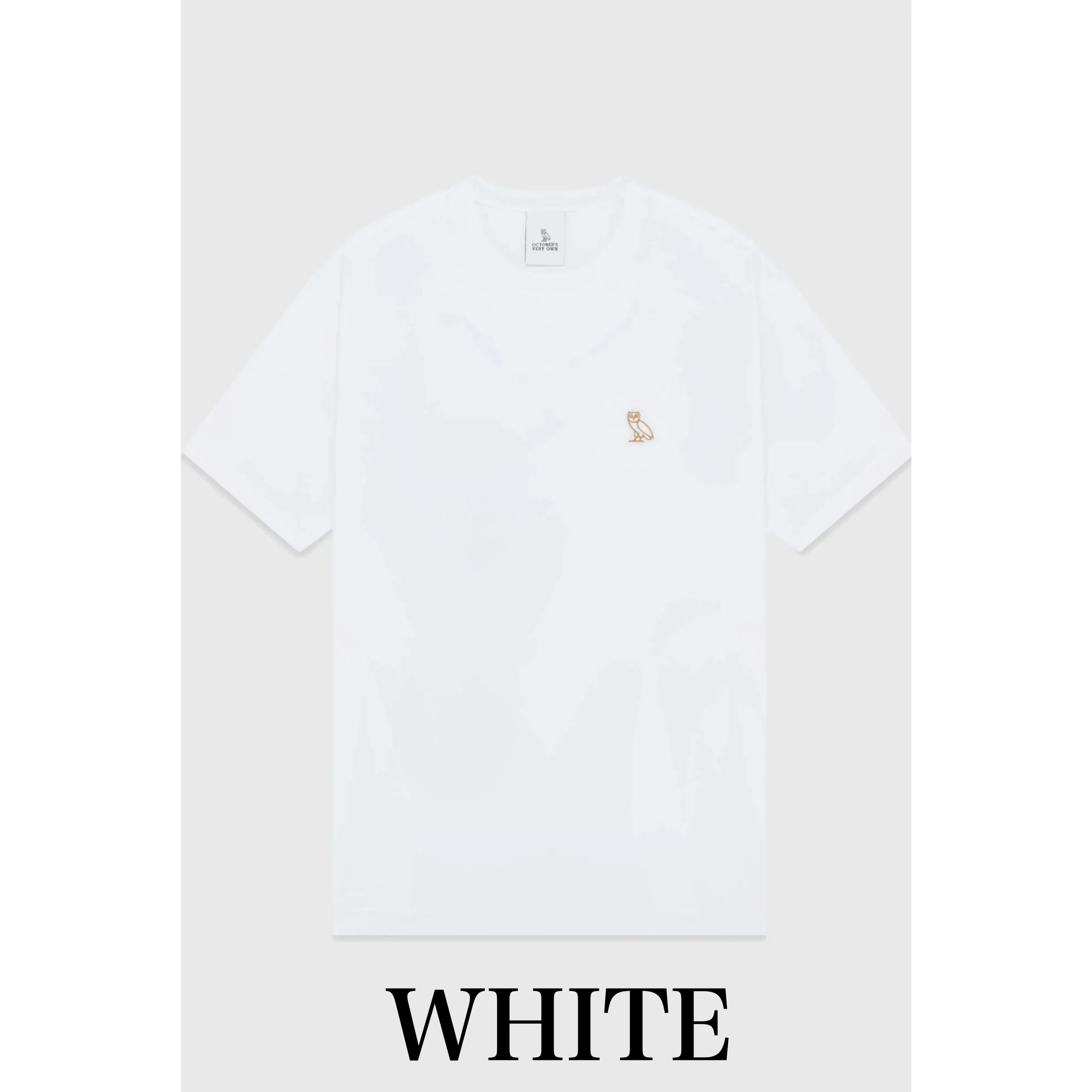 OCTOBERS VERY OWN  |Street Style U-Neck Plain Cotton Short Sleeves Logo