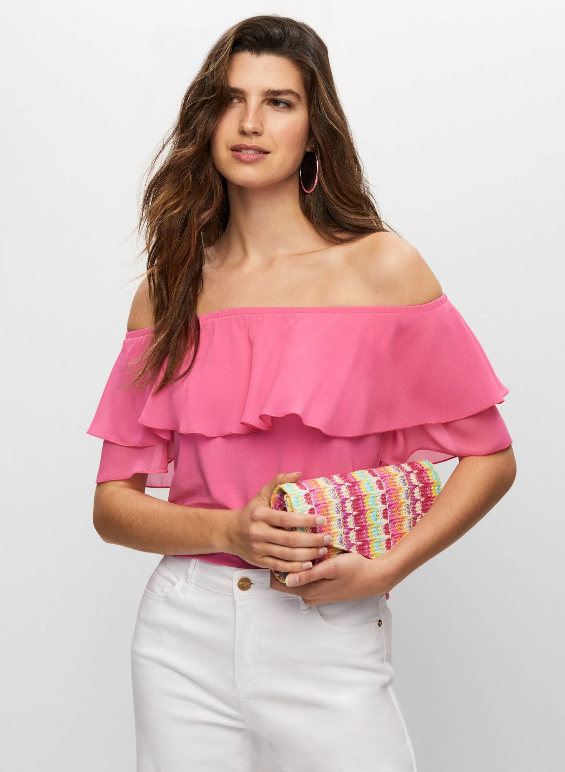 Off-the-Shoulder Ruffled Top