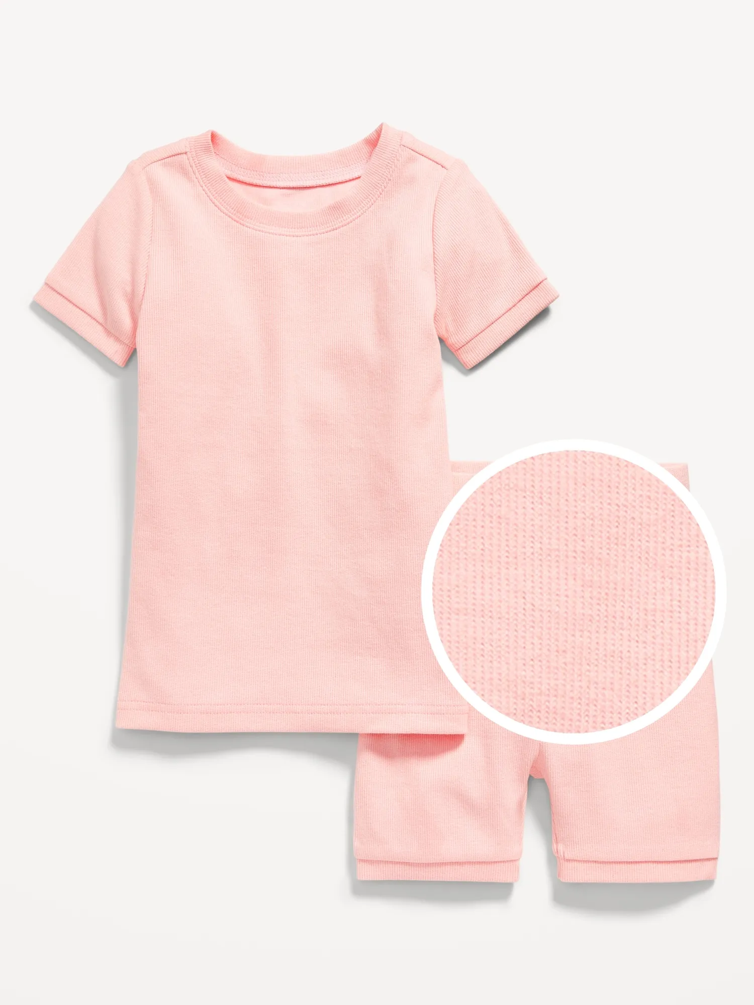 Old Navy Unisex Snug-Fit Ribbed Pajama Set for Toddler & Baby