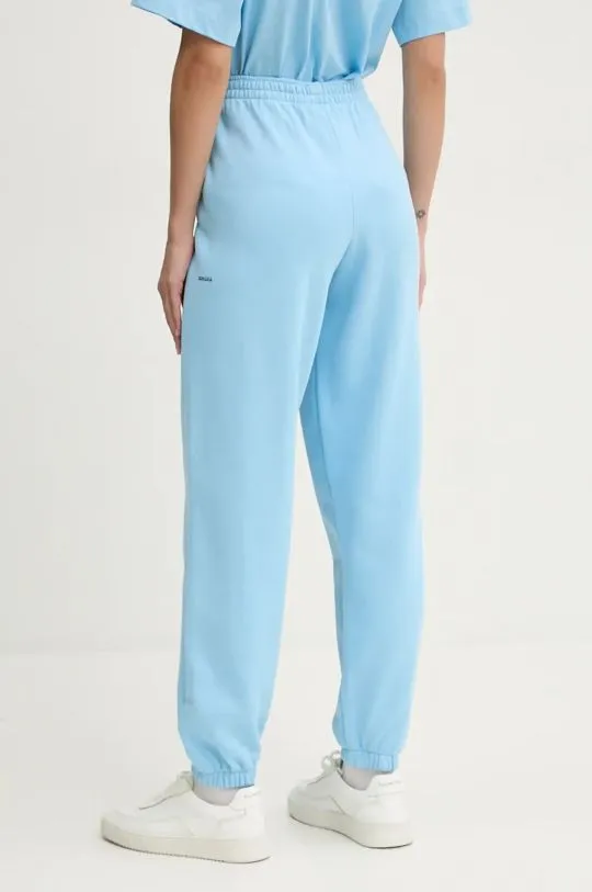 Pangaia cotton joggers turquoise color smooth