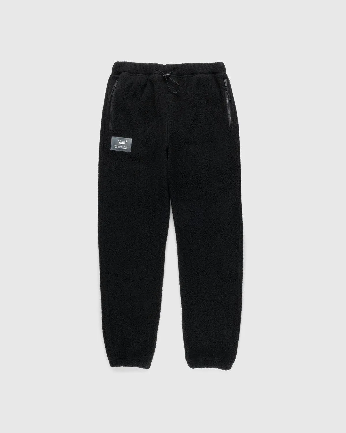 Patta – Sherling Fleece Pants Black | Highsnobiety Shop