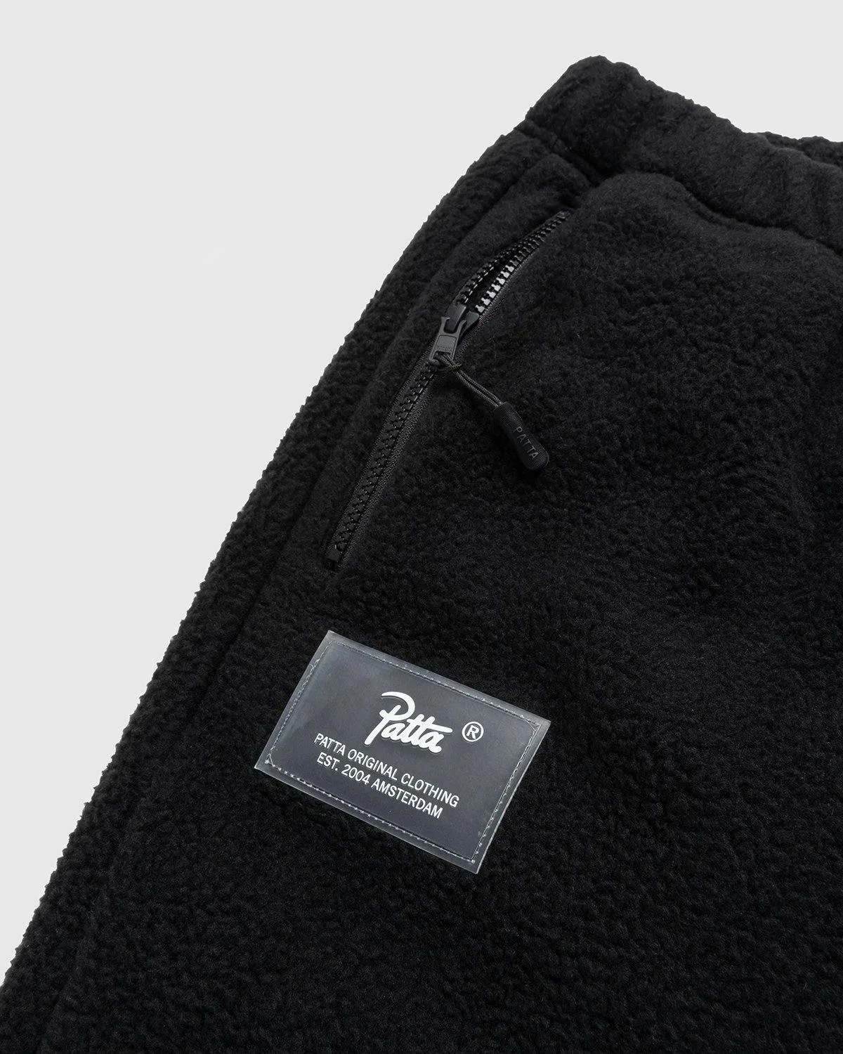 Patta – Sherling Fleece Pants Black | Highsnobiety Shop