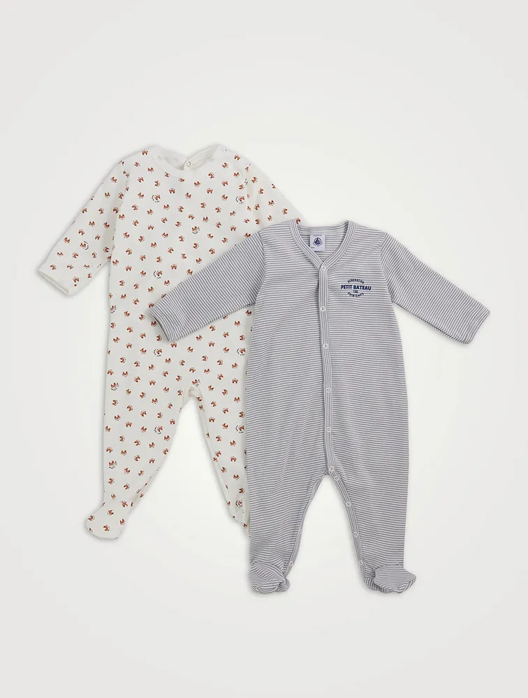 PETIT BATEAU Pack of Two Pajama Set