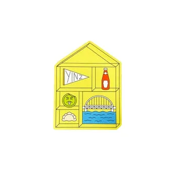 Pittsburgh House Vinyl Magnet