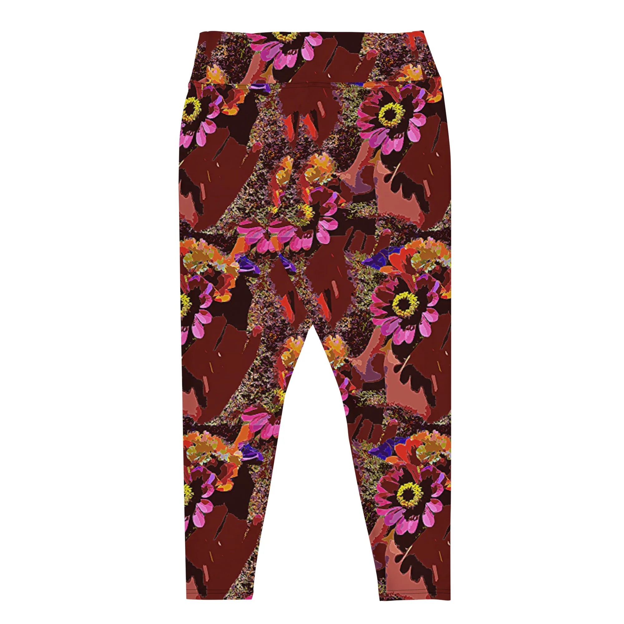 Plus Size Leggings Handful of Flowers