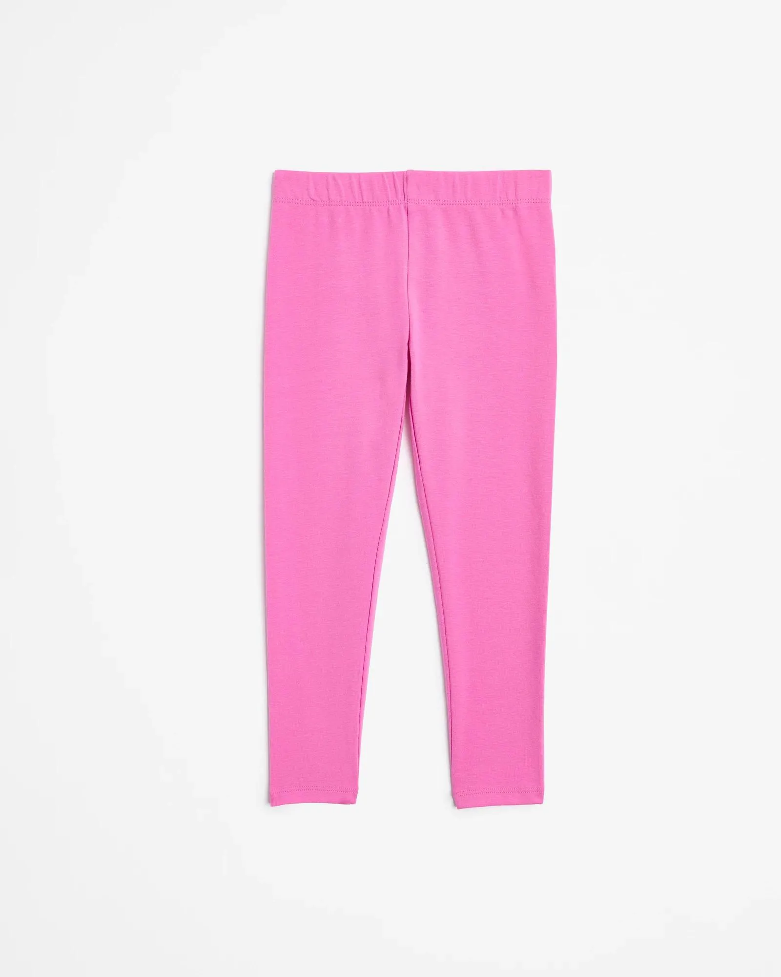 popular  Organic Cotton Girls Core Leggings - Bright Pink