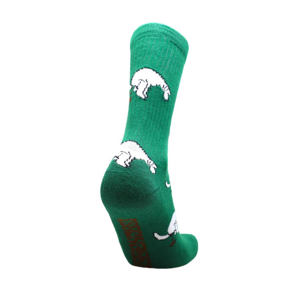 Psockadelic Guillermo Rules Socks Army Green