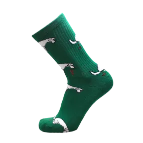 Psockadelic Guillermo Rules Socks Army Green