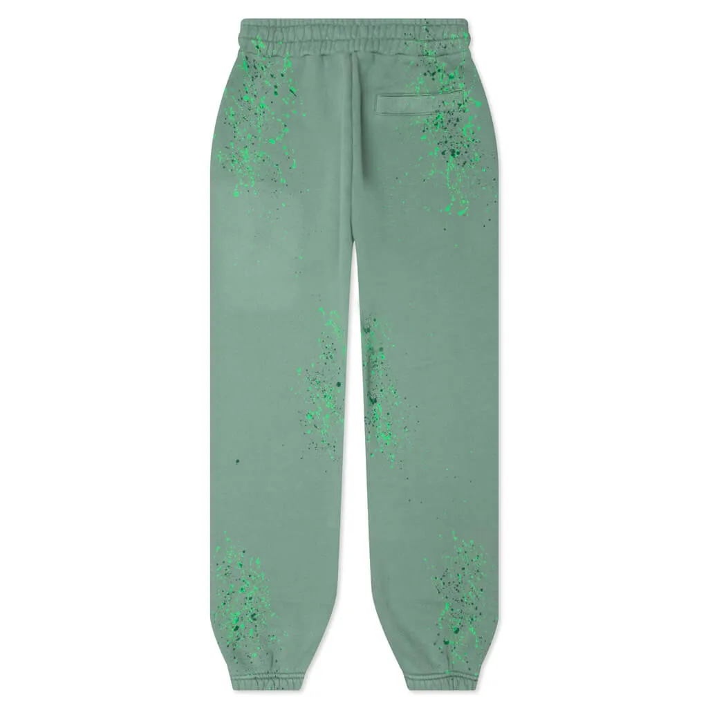 PXP Painted Sweatpants - Green/Pink