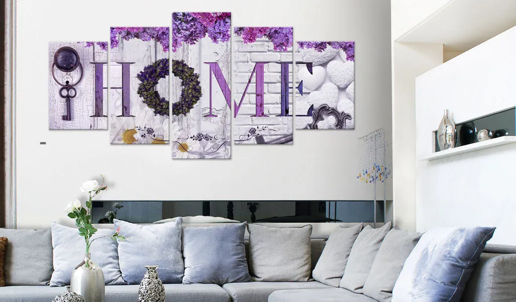 Quadro Purple House