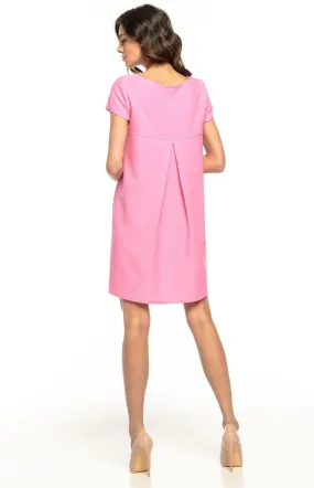 Robe ample courte rose