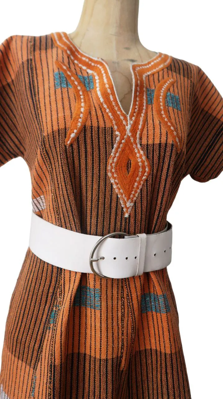 Robe en Pagne Senoufo de Waraniéré - 100% Coton - Mode Africaine - Kaolack Creations