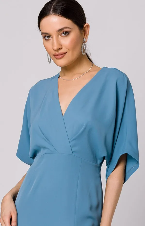 Robe maxi bleu ciel