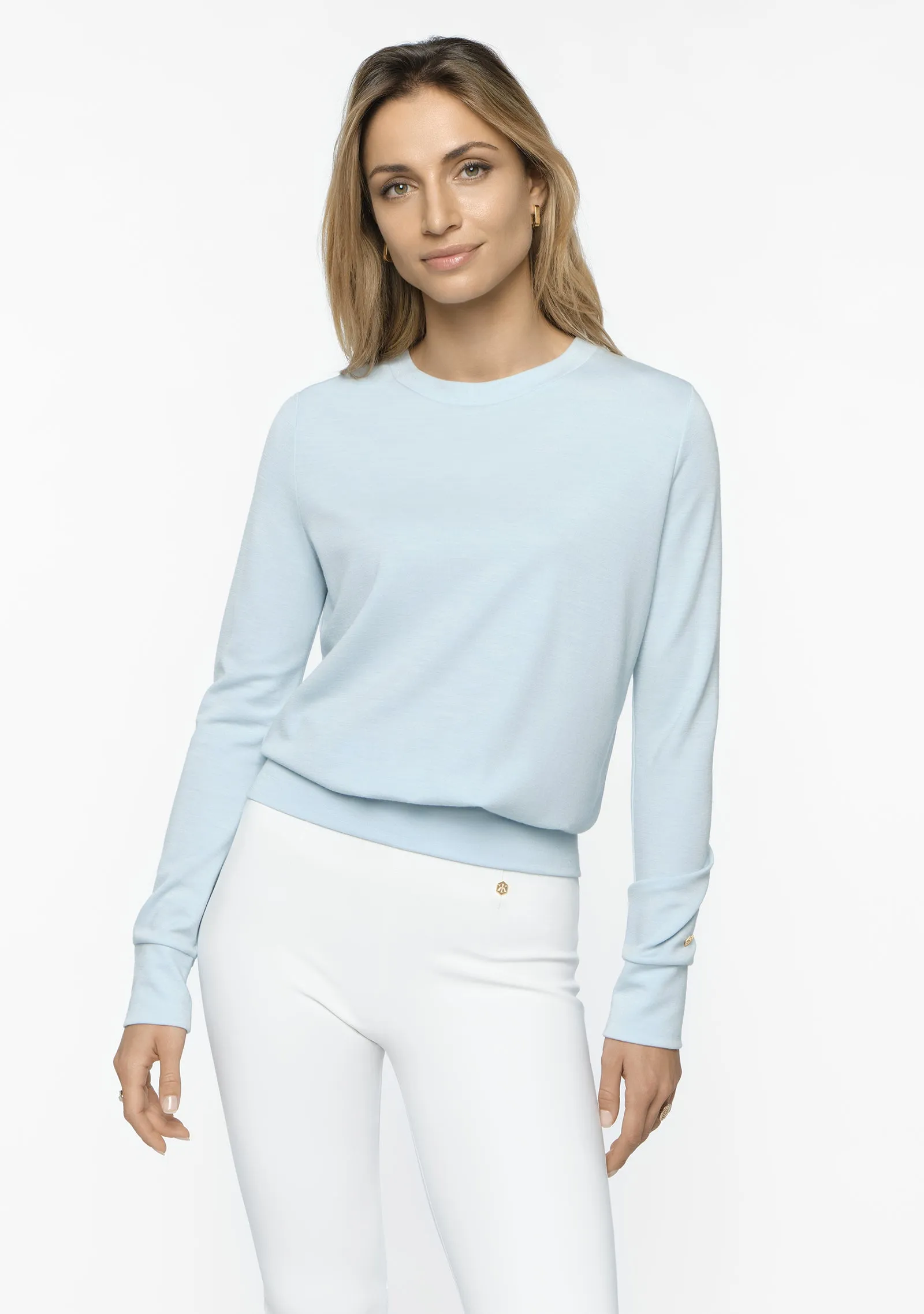 SIENA Merino Sweater blu ciel