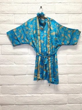 Silk Boho Robe - L - Matisse