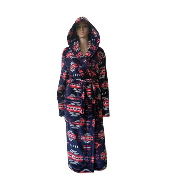 Silk Touch House Robe with Hood