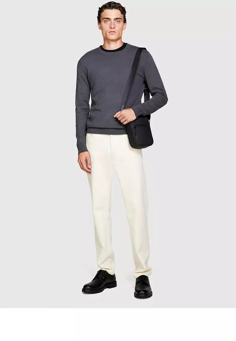 Sisley Solid Colored Sweater