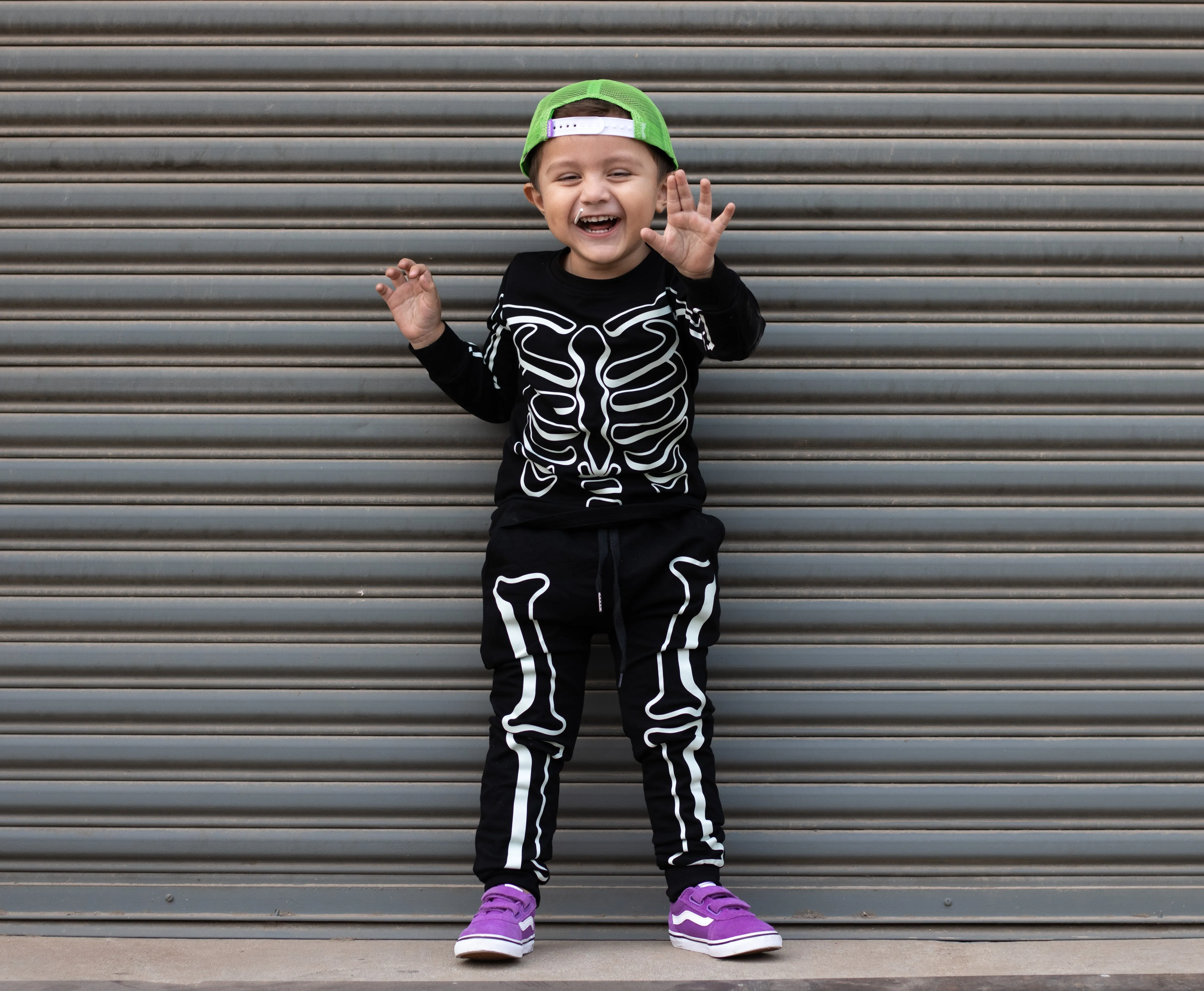 Skeleton Joggers - Glow in the Dark - RTS